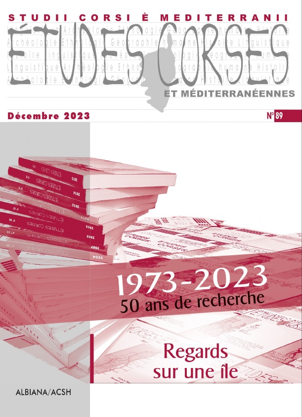 "Études corses et méditerranéennes" : 50 ans de recherche et de réflexion