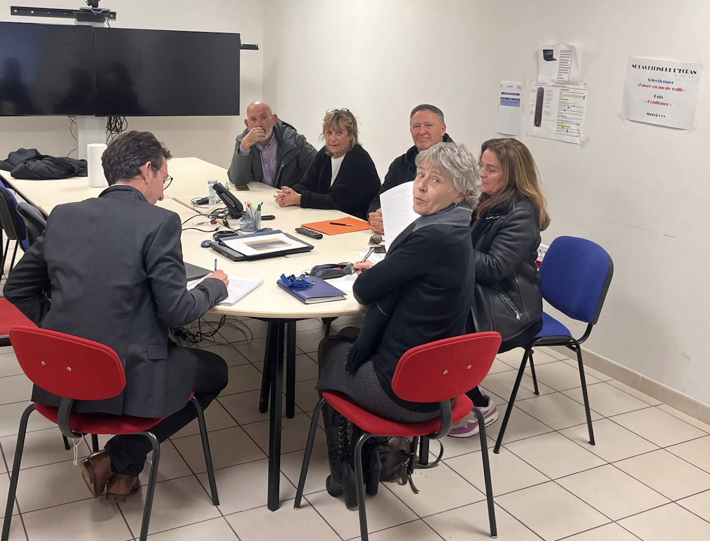 La réunion avec l'ARS