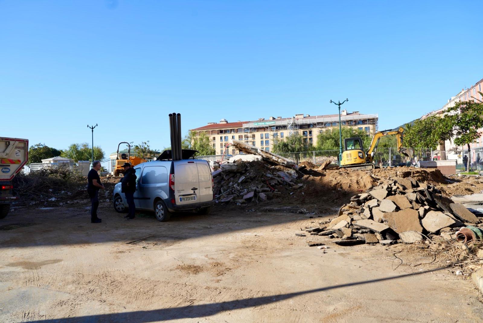 A Ajaccio, la place du Diamant a commencé sa mue