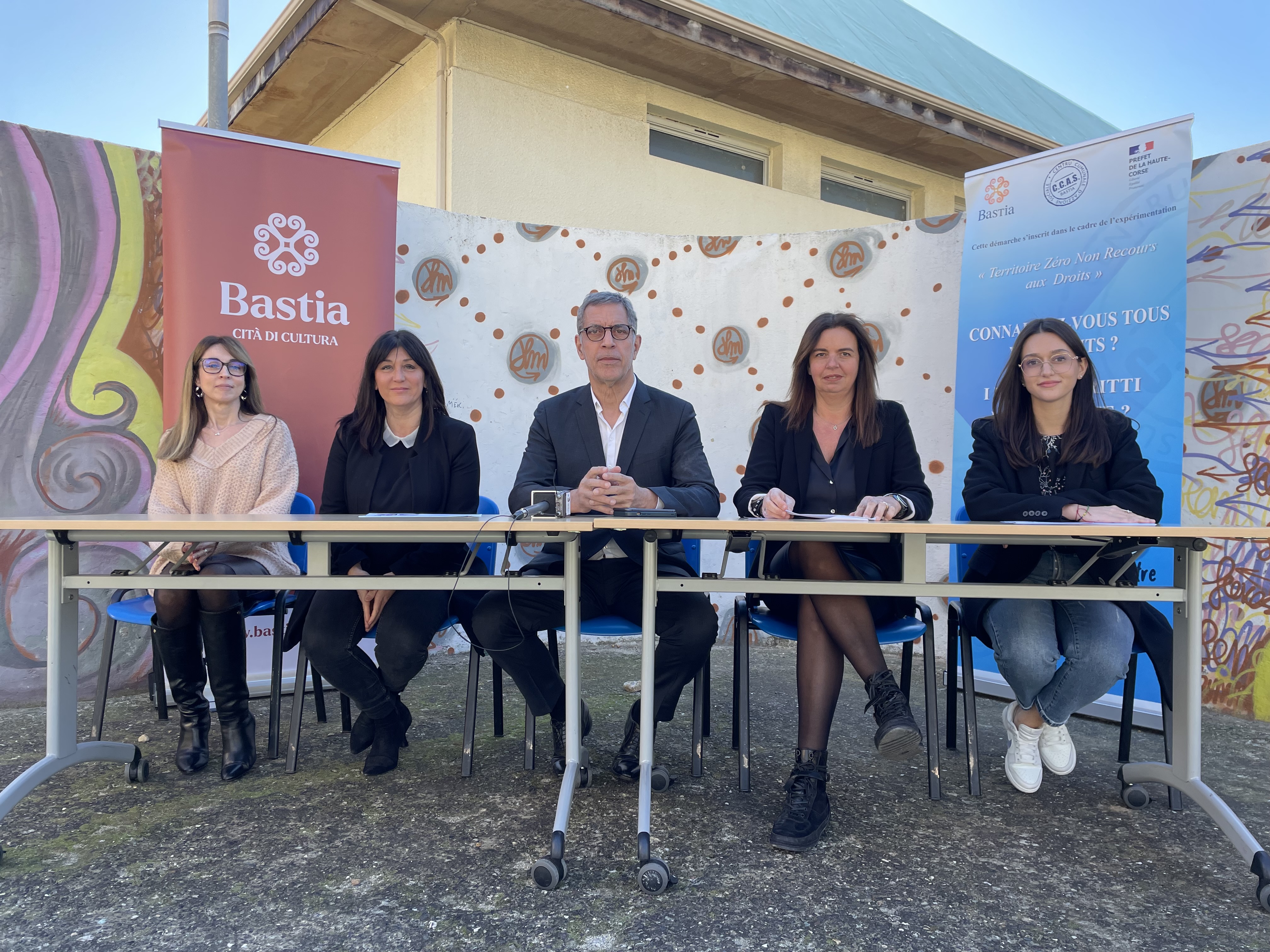 Pierre Savelli, maire de Bastia, et les responsables du CCAS ont dressé un très bon bilan du dispositif expérimental TZNRD