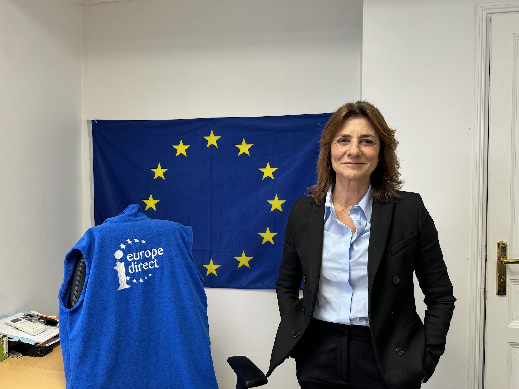 Isabelle Coustet est la cheffe du bureau du Parlement européen en France