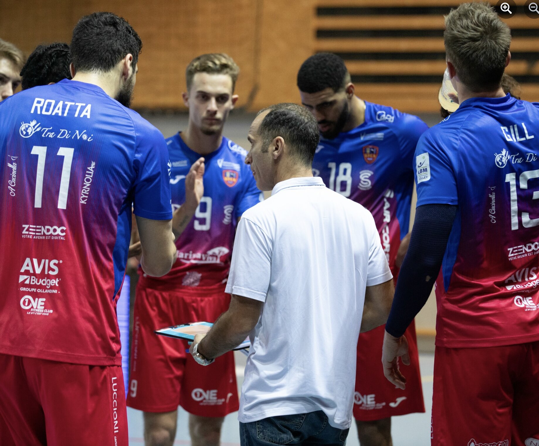 Frédéric Ferrandez et les Ajacciens auront à coeur de prendre leur revanche face à Cannes, après la défaite du match aller. (photo : Facebook du GFCA Volley).