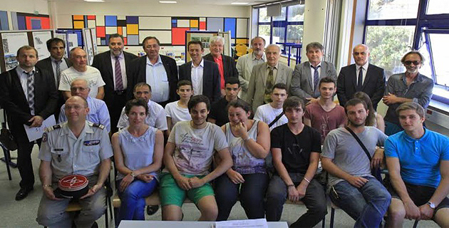 Stèle "Corsica en Vosges" à Ajaccio : 11 élèves du lycée Jules-Antonini récompensés pour sa conception