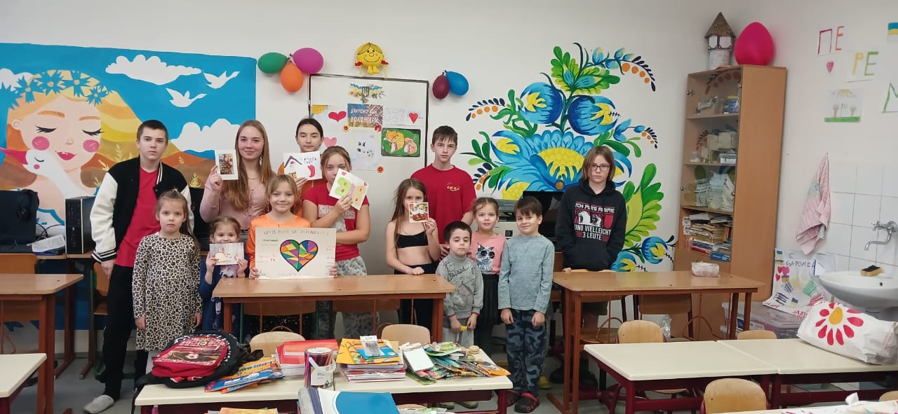 Le 31 décembre dernier, les enfants de l'orphelinat de Charkiv ont reçu des présents réalisés par les élèves de l'école ajaccienne Notre Dame de l'Assomption.