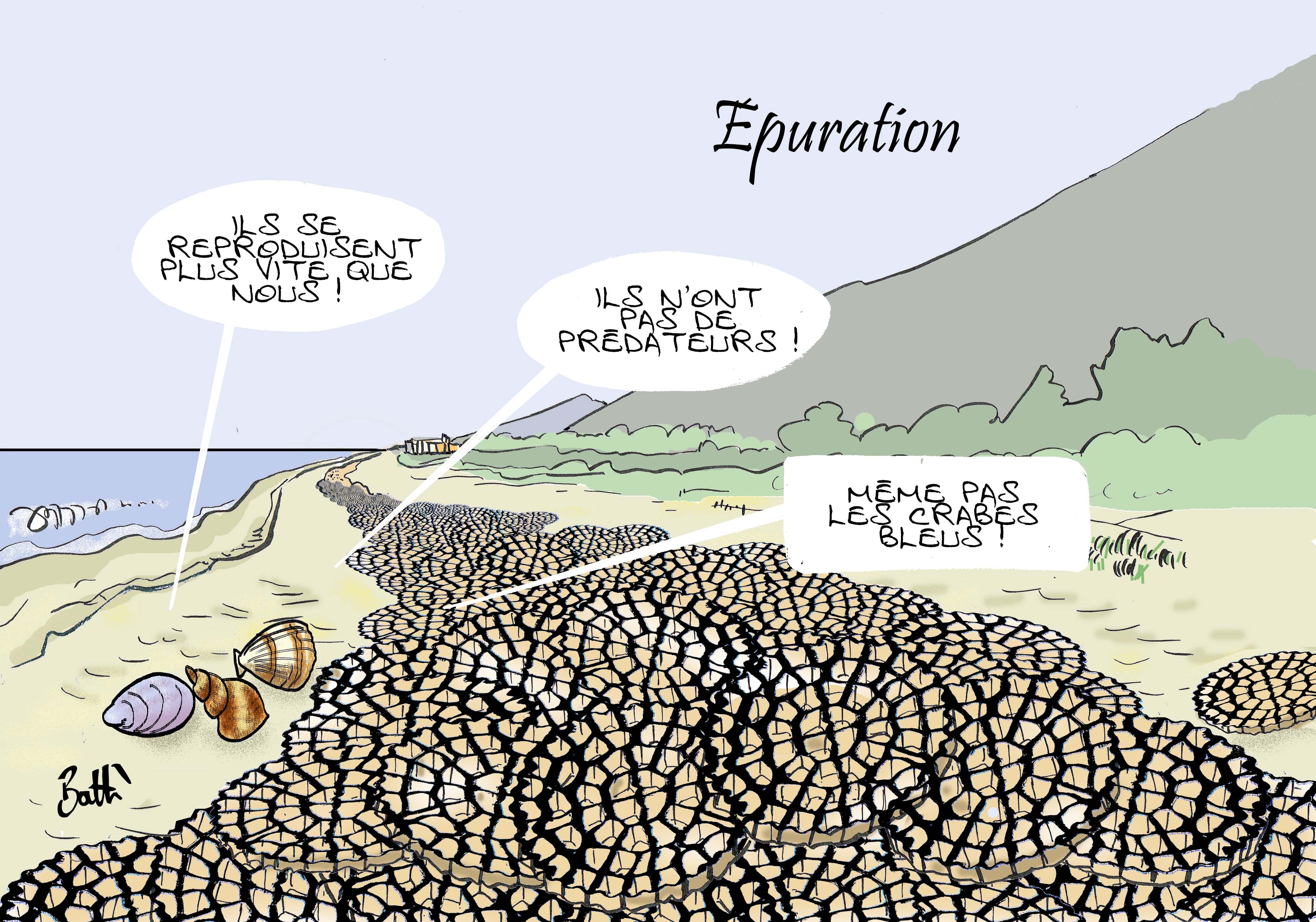 Le dessin de Battì : Épuration !