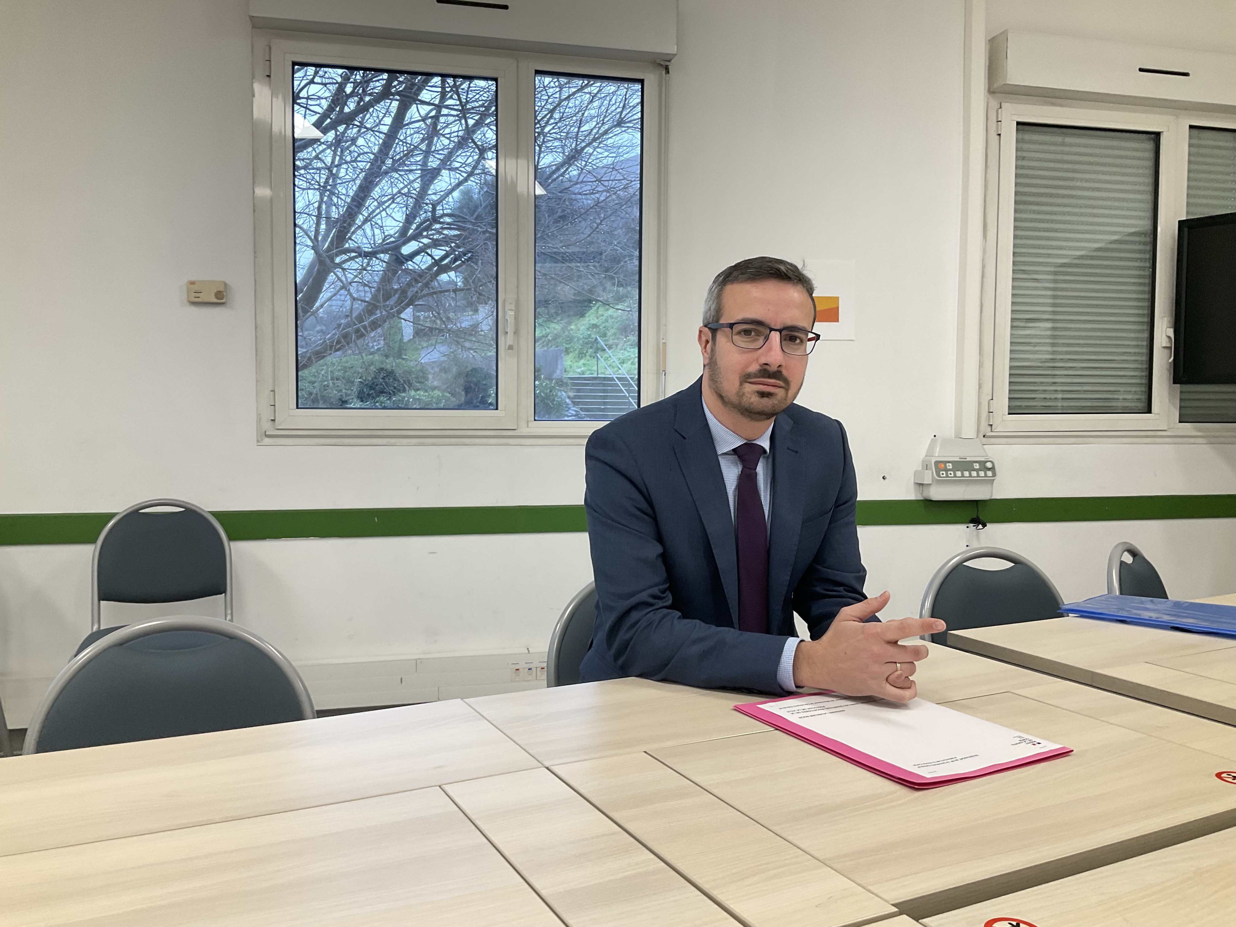 Arnaud Millemann, le nouveau secrétaire général de la préfecture de Haute-Corse, sous-préfet de Bastia.