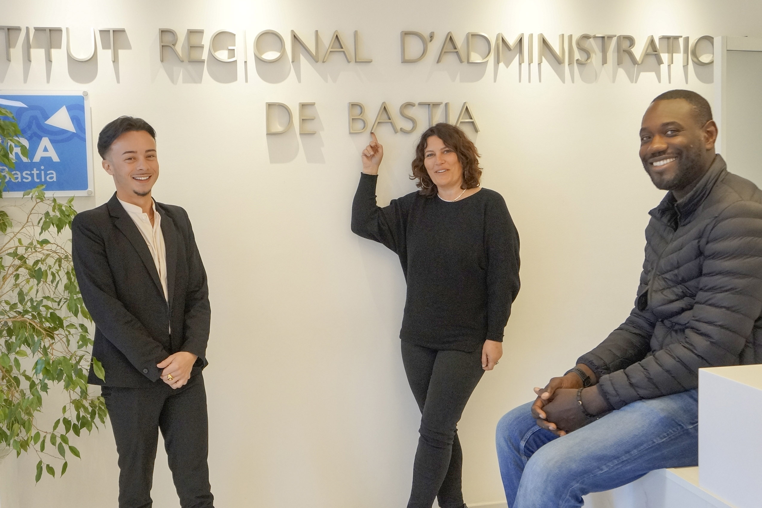 C'est tout sourire que les élèves de cette promotion sont arrivés à l'IRA de Bastia © LH