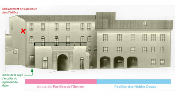 Le Pavillon des Nobles Douze, situé place du Donjon, à l'intérieur de la Ctadelle de Bastia.