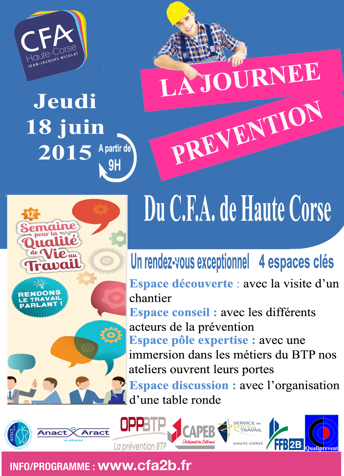 CFA de Haute-Corse : Une journée pour parler de la prévention des risques professionnels