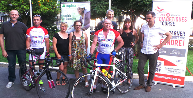 Le tour de Corse à vélo de Michel Rostin-Magnin diabétique et sportif