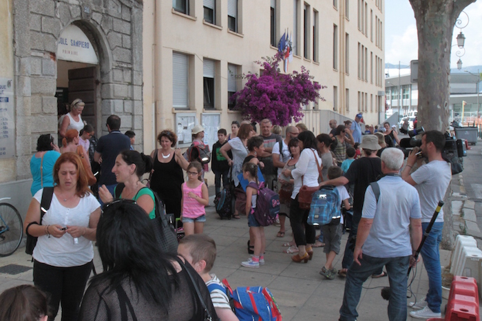 Ajaccio : Mobilisation contre les nouveaux horaires scolaires pour la rentrée 2015