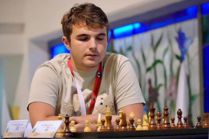Marc'Andria Maurizzi, durant le tournoi au Mexique. PHOTO FIDE David Llada