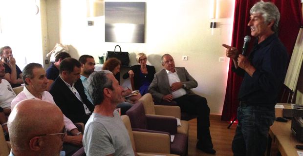 Le président de l'AOC Patrimoniu, Jean-Laurent de Bernardi.