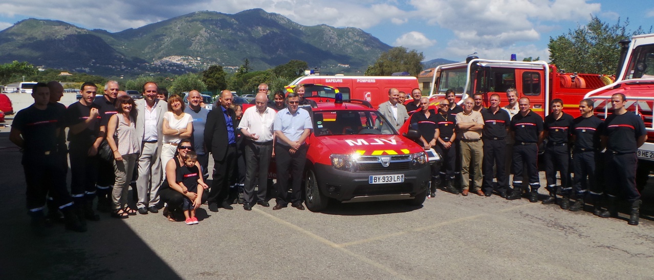 En Juillet 2014 la caserne de Cervioni avait été dotée d'un VLM (véhicule léger médicalisé)