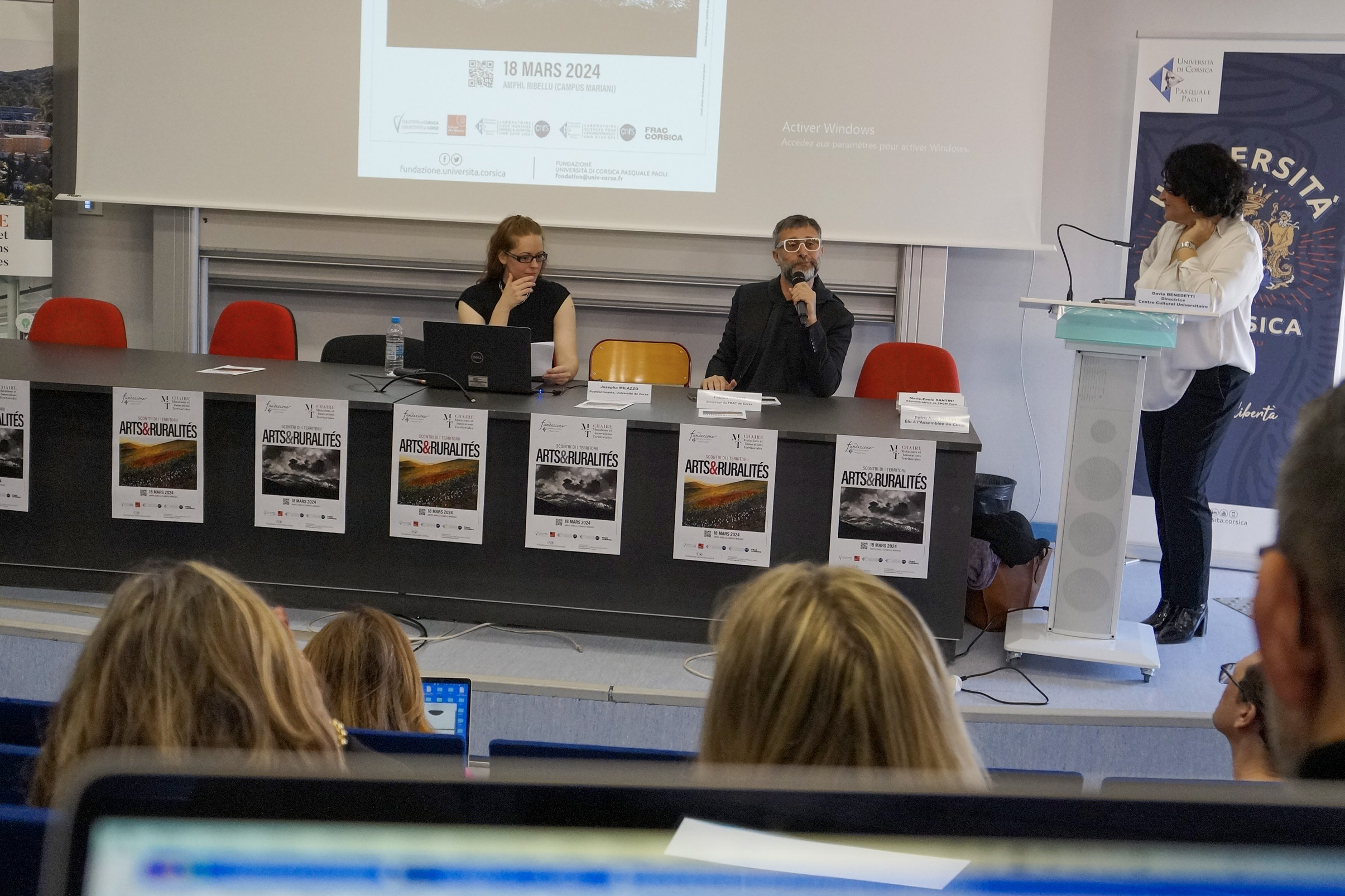 Josepha Millazo et Fabien Danesi se lancent dans un chjami e rispondi © LH