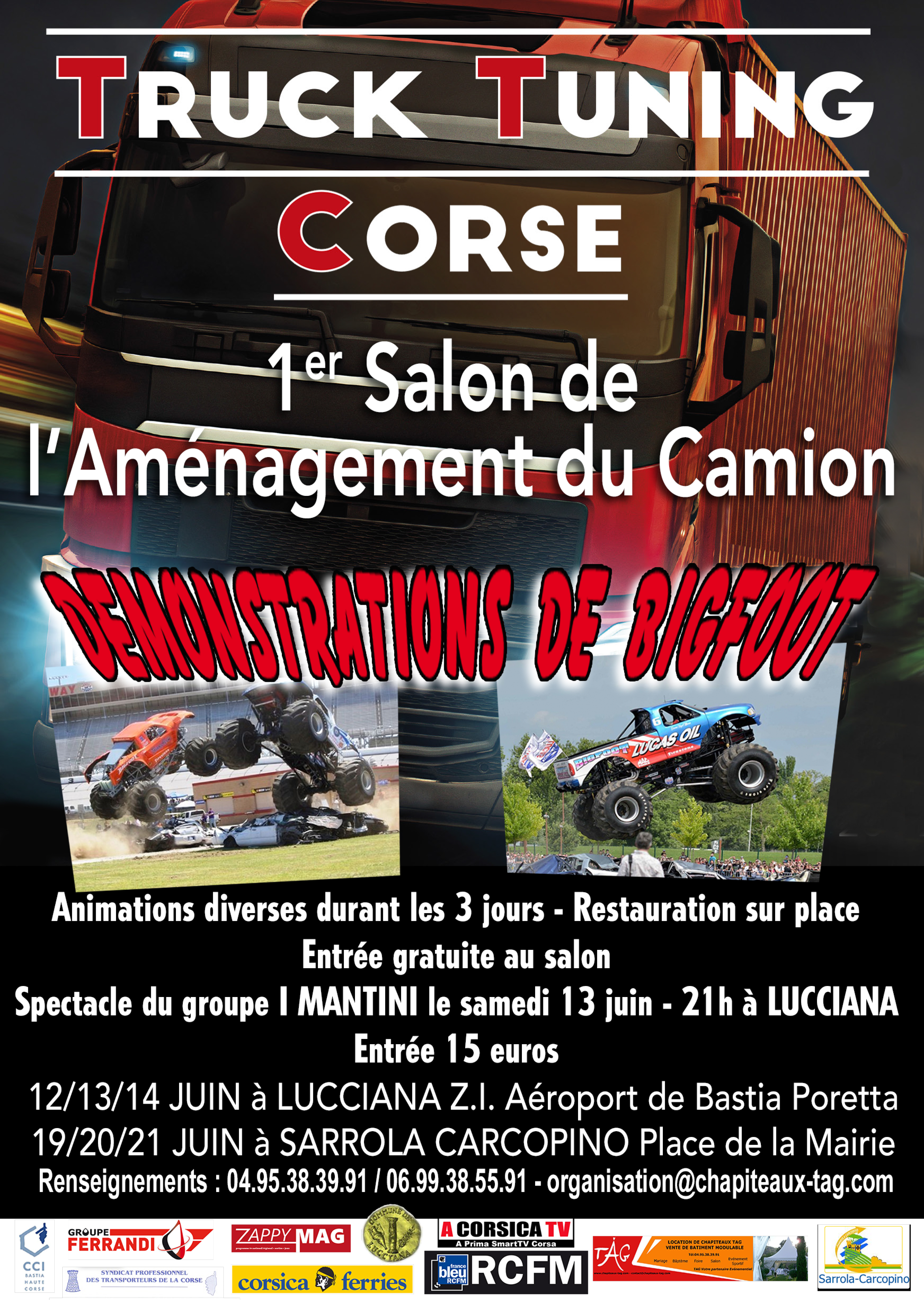 Le 1er salon de l'aménagement du camion se tient à Lucciana