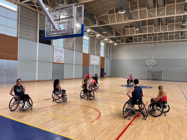 L'équipe de France féminine de basket fauteuil en stage de préparation à Ajaccio