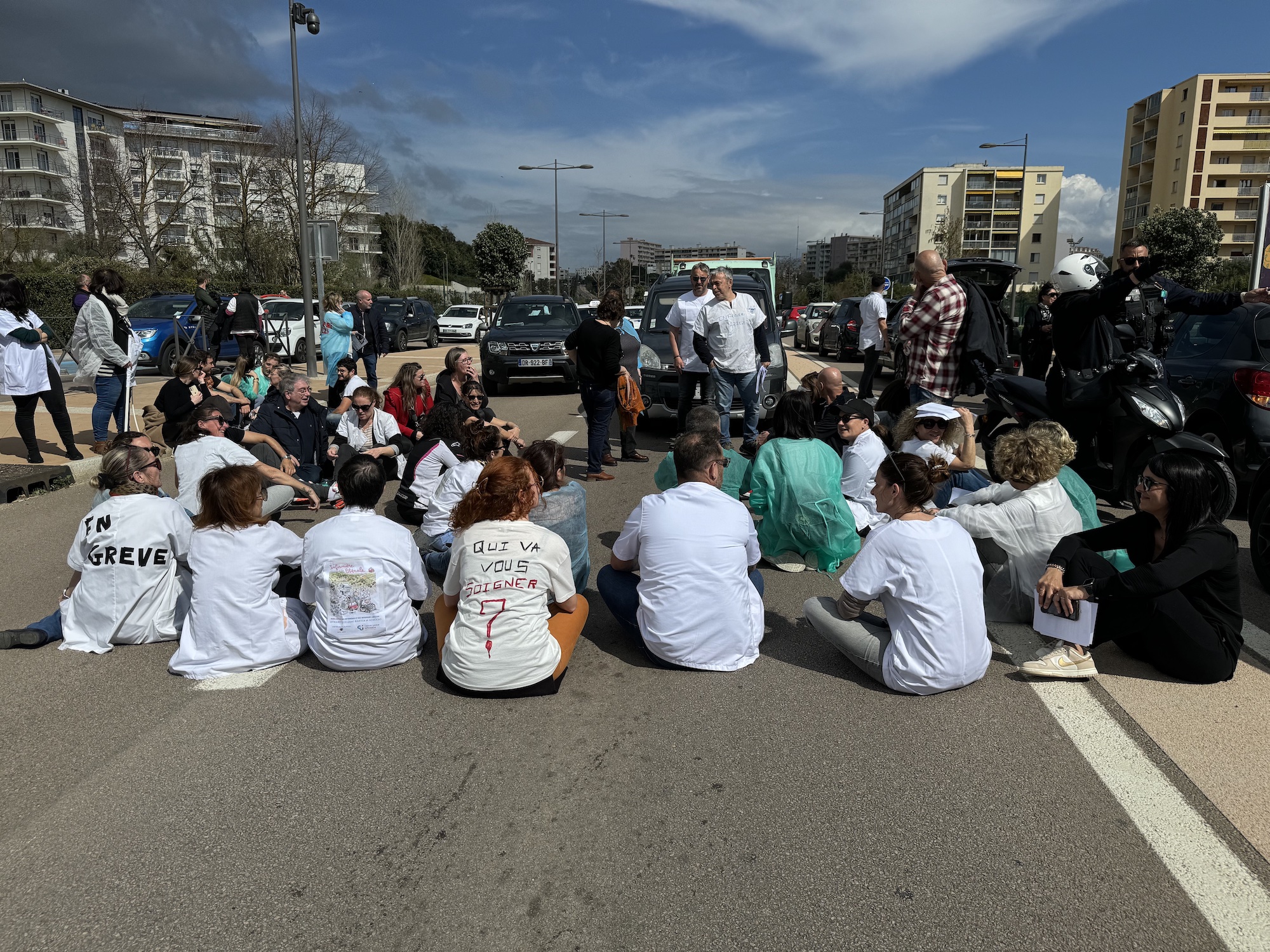 À Ajaccio et Bastia, les infirmiers libéraux de nouveau dans la rue pour plus de reconnaissance