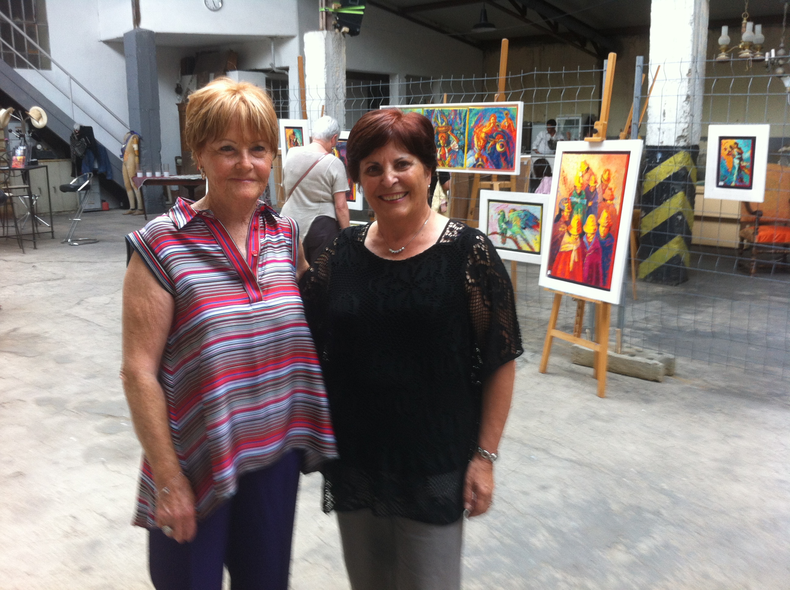 Ajaccio : Les artistes Nita Bertaudière et Josette Vernet ont investi le Garage