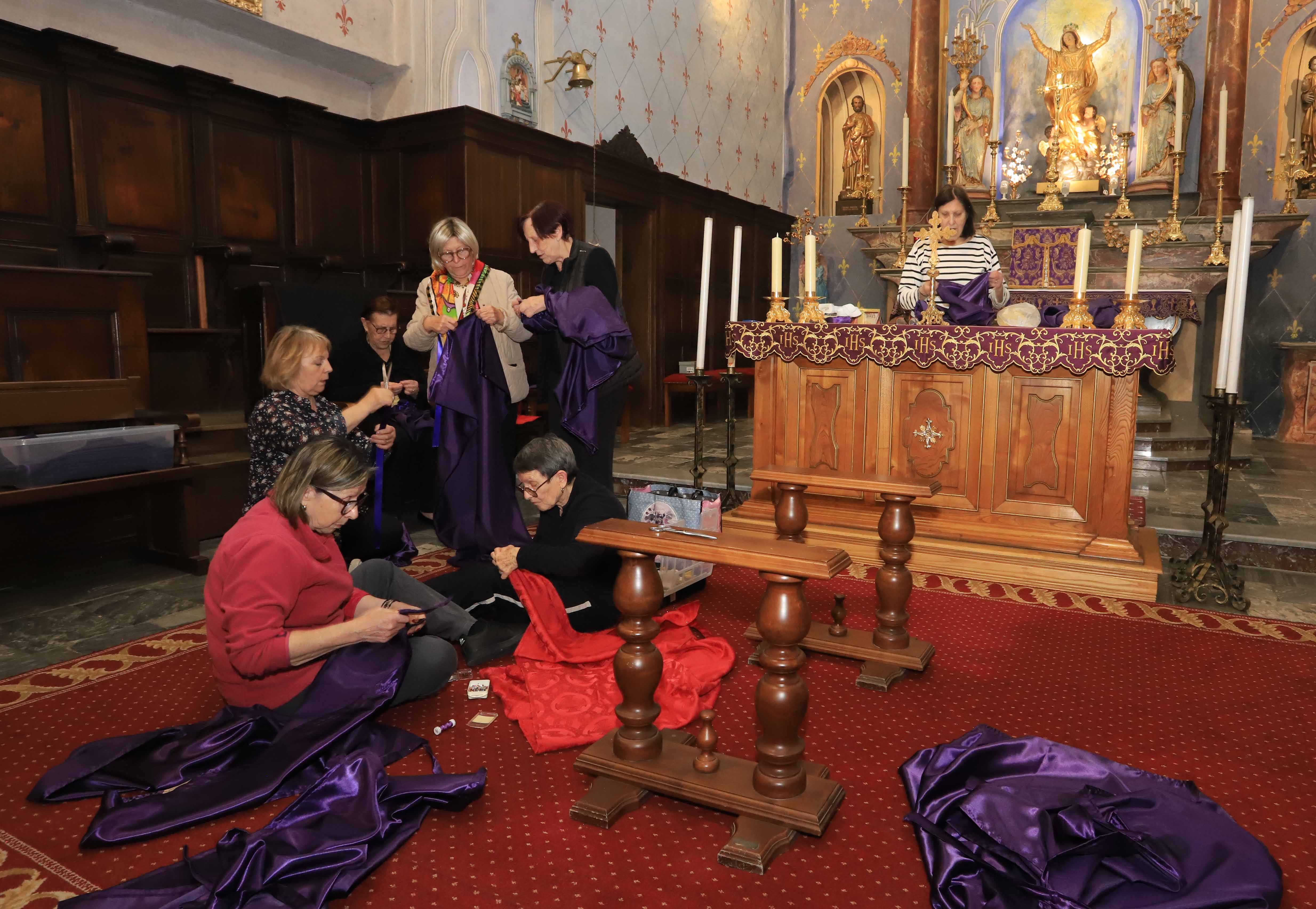 A Corte, la cunfraterna di San Teofalu se prépare à entrer dans la Semaine Sainte