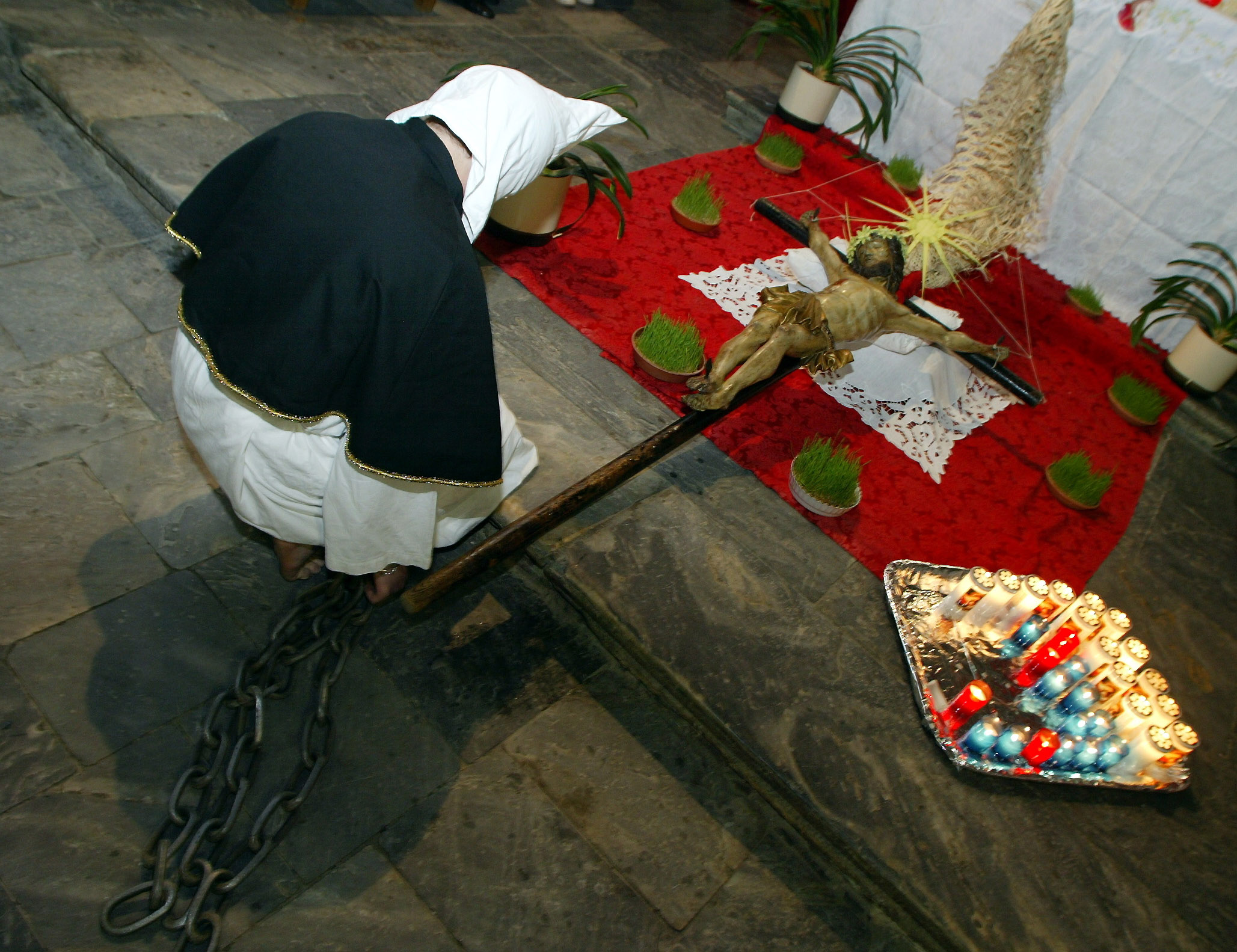 A Corte, la cunfraterna di San Teofalu se prépare à entrer dans la Semaine Sainte