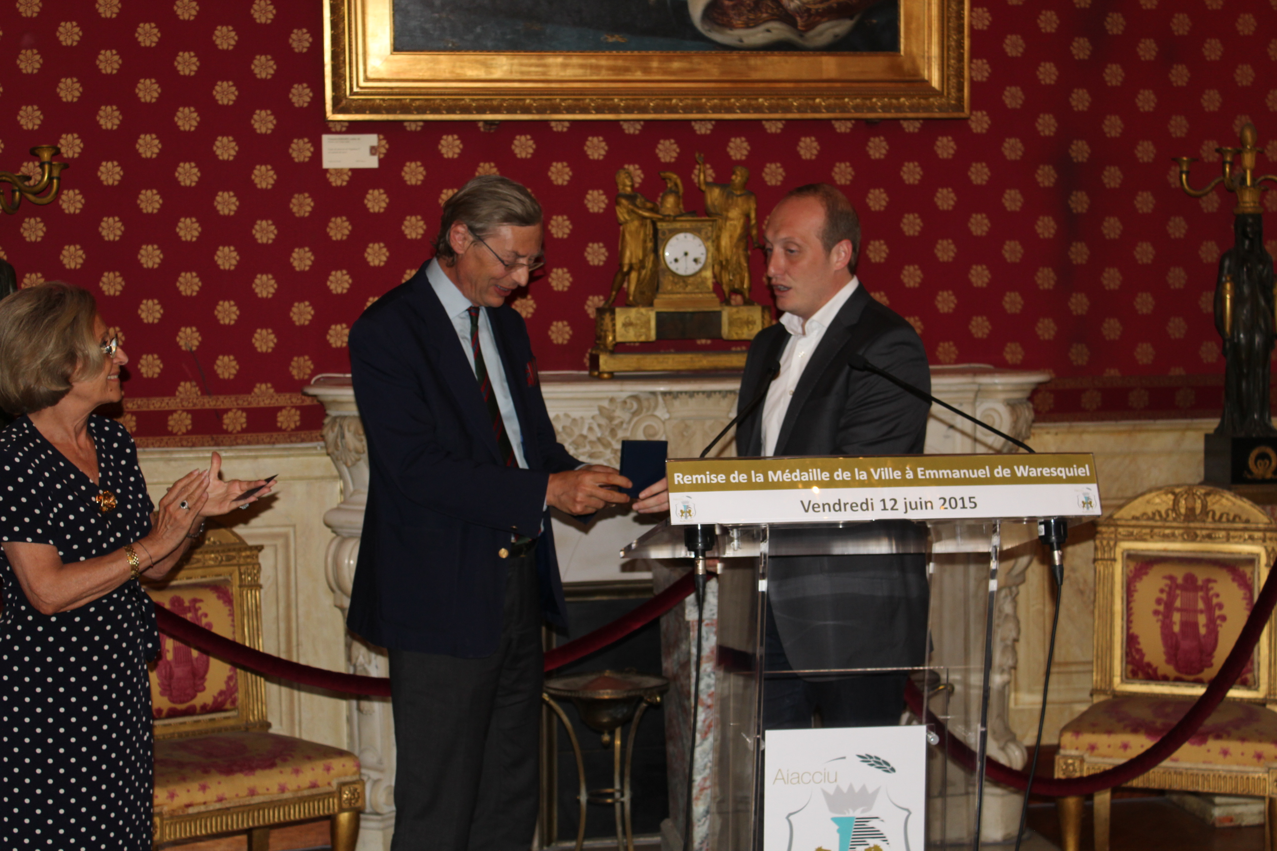 Ajaccio : Le "Prix du Mémorial" 2015 remis à Emmanuel de Waresquiel