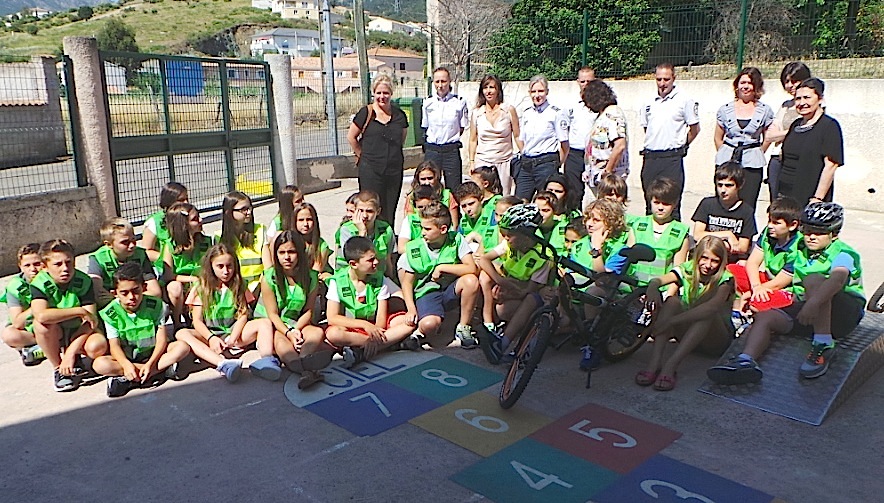 Biguglia : Dernière session du "Permis cycliste" à l'école Toussaint-Massoni
