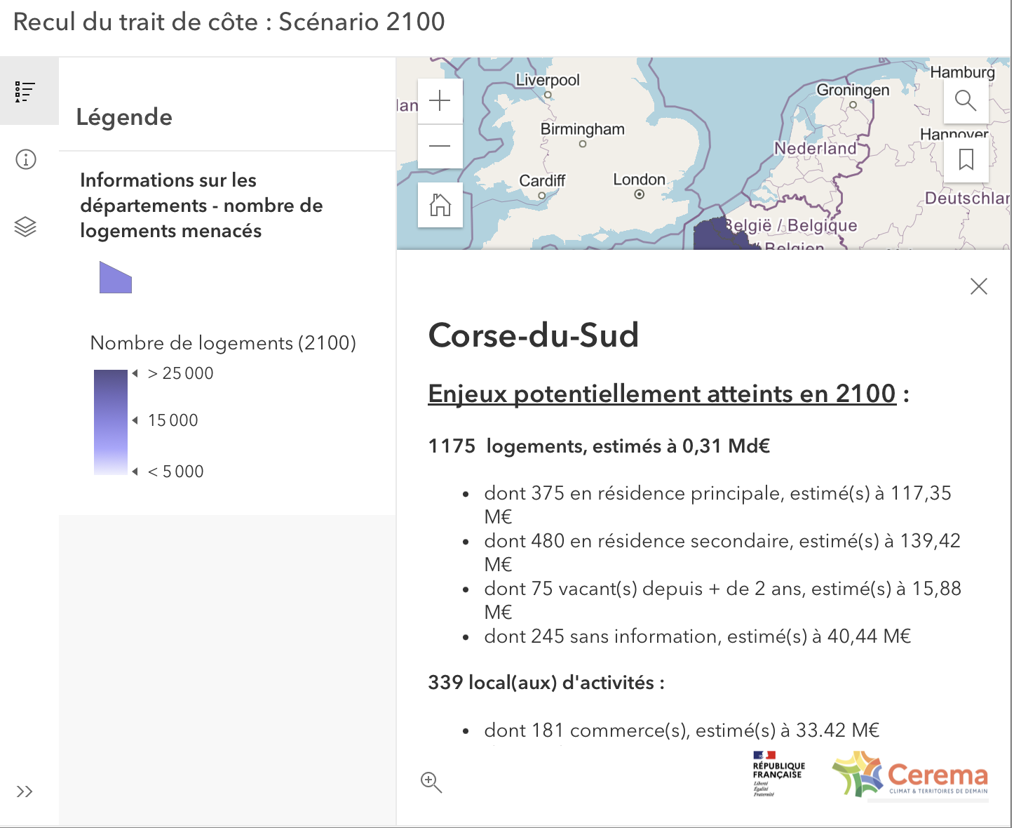 En Corse, 840 logements menacés par la montée de la mer d’ici 25 ans