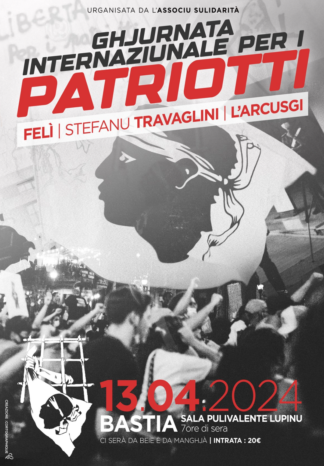 Bastia : Un concert de solidarité pour la Journée Internationale des prisonniers politiques 