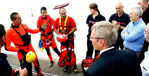 Ghisonaccia : Le Sdis 2B a lancé la saison de surveillance des piscines et des plages 