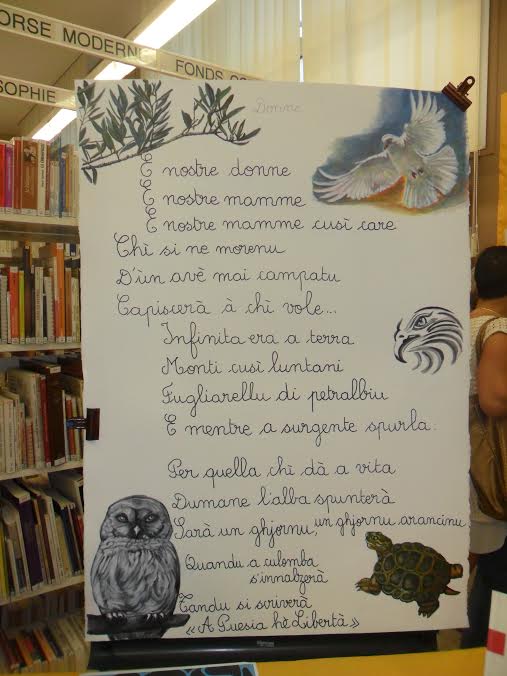 Bastia : Scrivimi qualchi parulla, dans le cadre de Festa di a lingua corsa