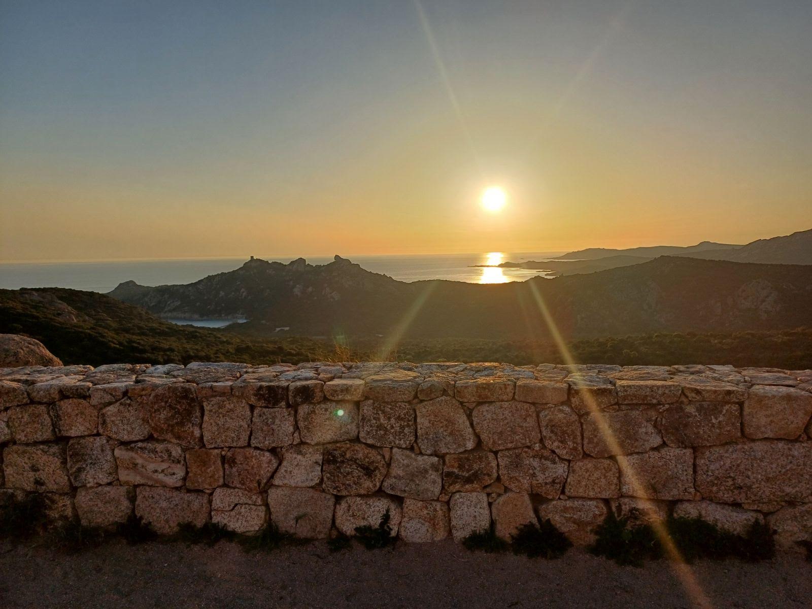 La photo du jour : crépuscule sur Roccapina