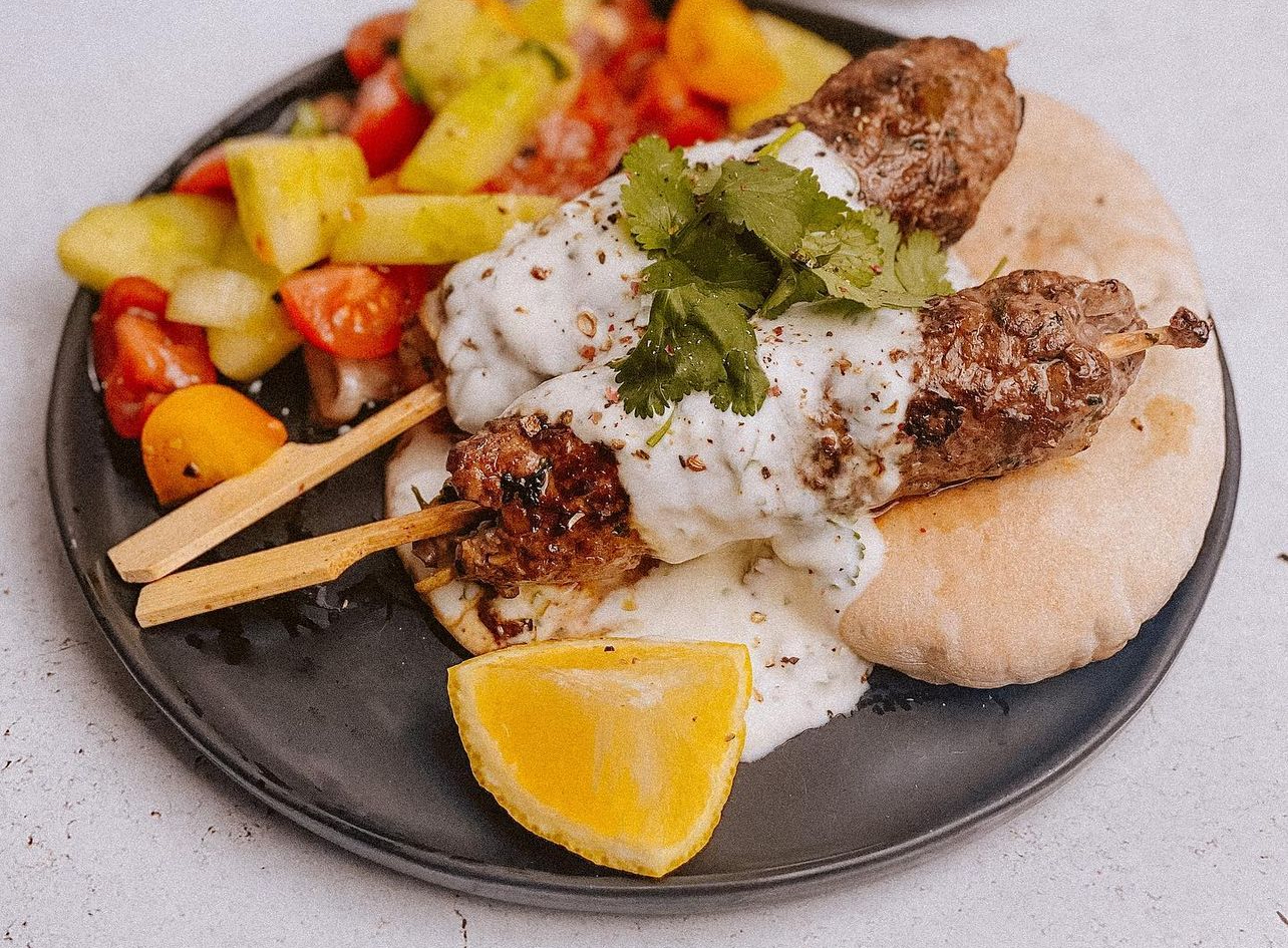 À table : Brochettes kefta avec la #lapetitecuisinedemarie
