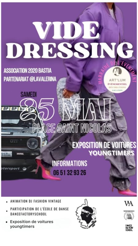 Bastia : Un vide dressing et youngtimers sur la place St Nicolas ce 25 mai