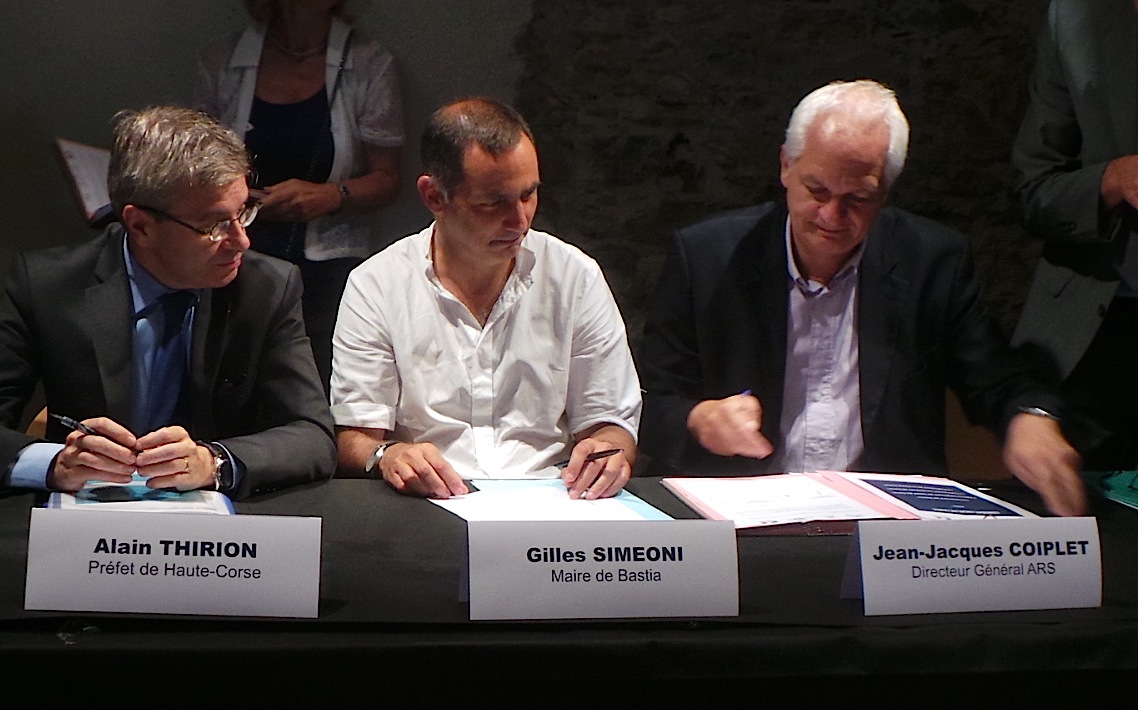 Bastia signe son contrat local de Santé