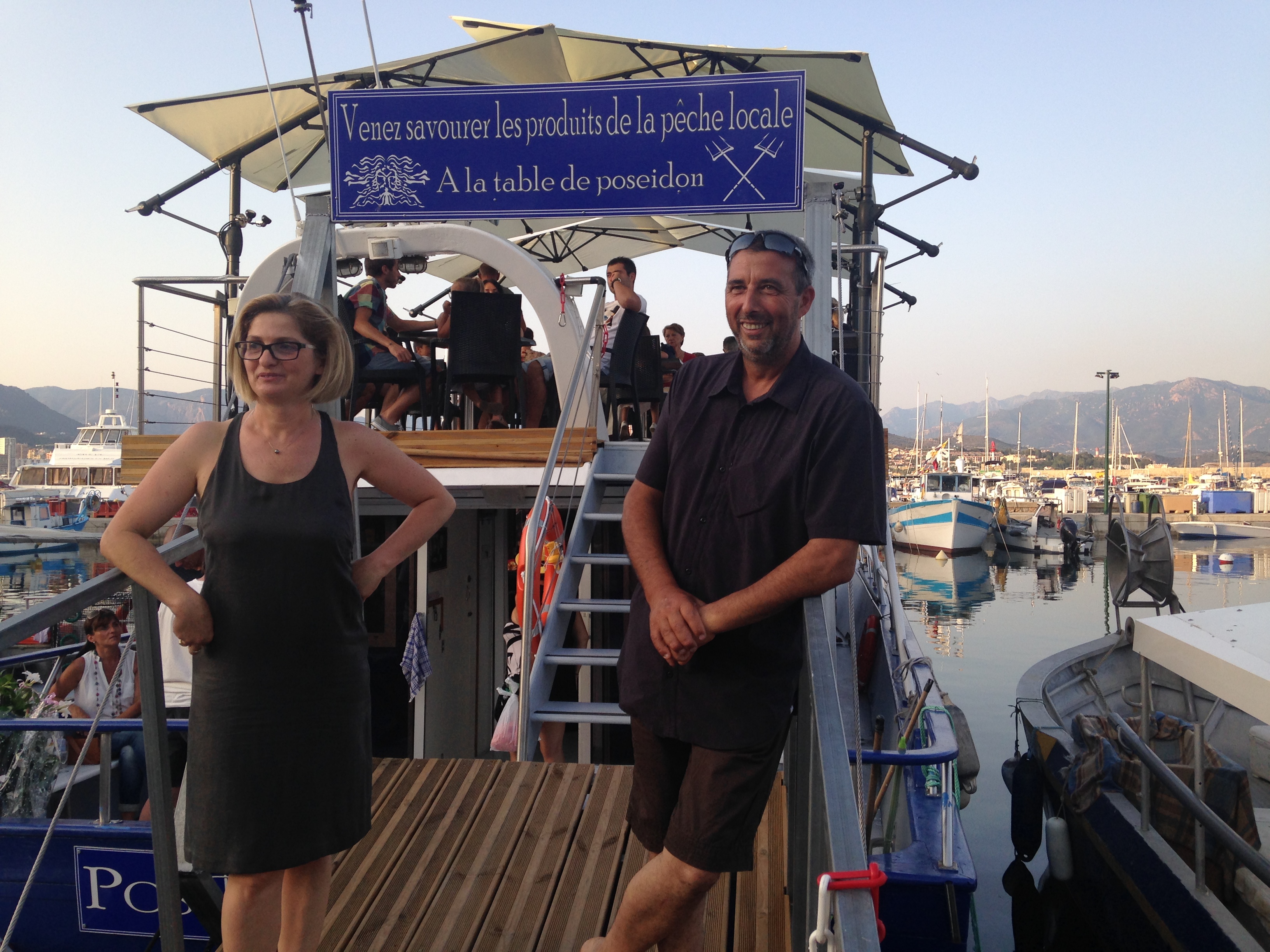 Restaurant original à Ajaccio : "Le Poséidon" au fil de l’eau