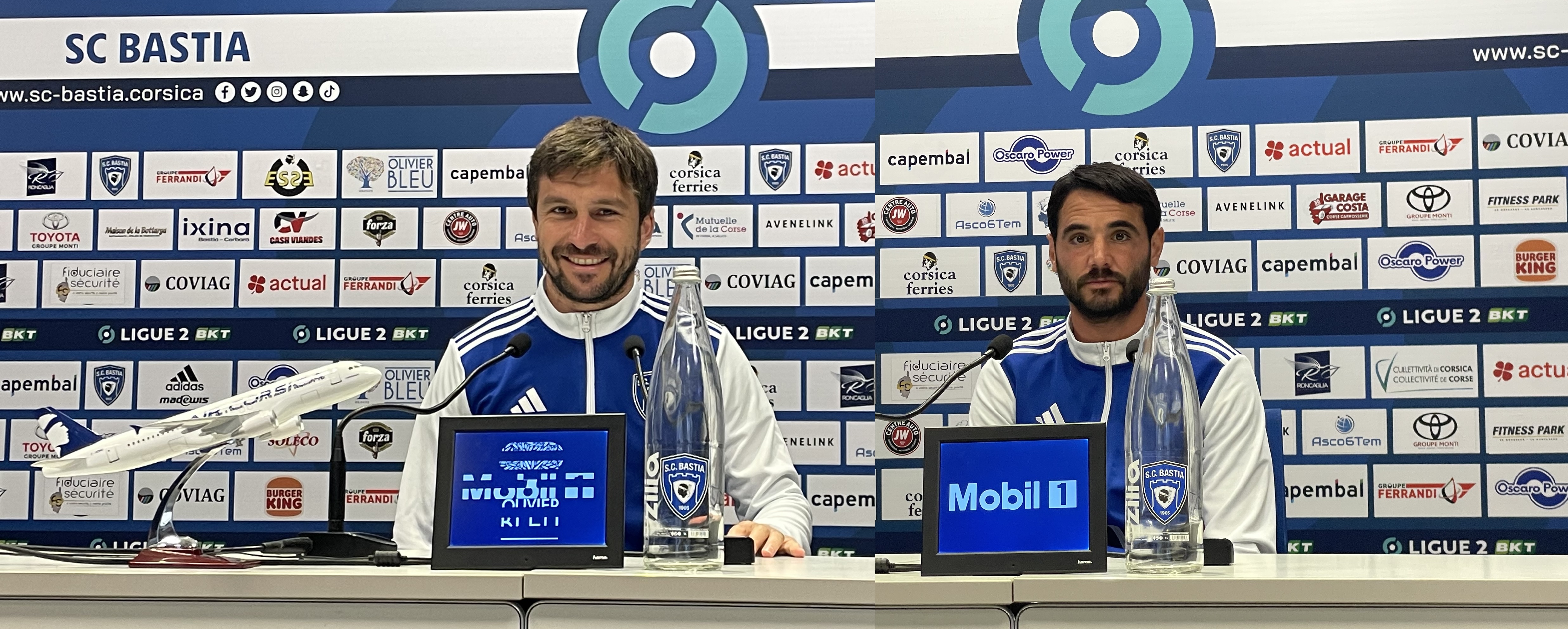 Michel Moretti et Julien Fabri veulent rebondir face à Amiens ce vendredi soir à Furiani.