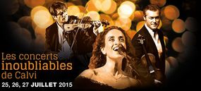 "Les concerts inoubliables de Calvi" avec Sanya Kroitor, NOA et Vladimir Repin les 25, 26 et 27 juillet