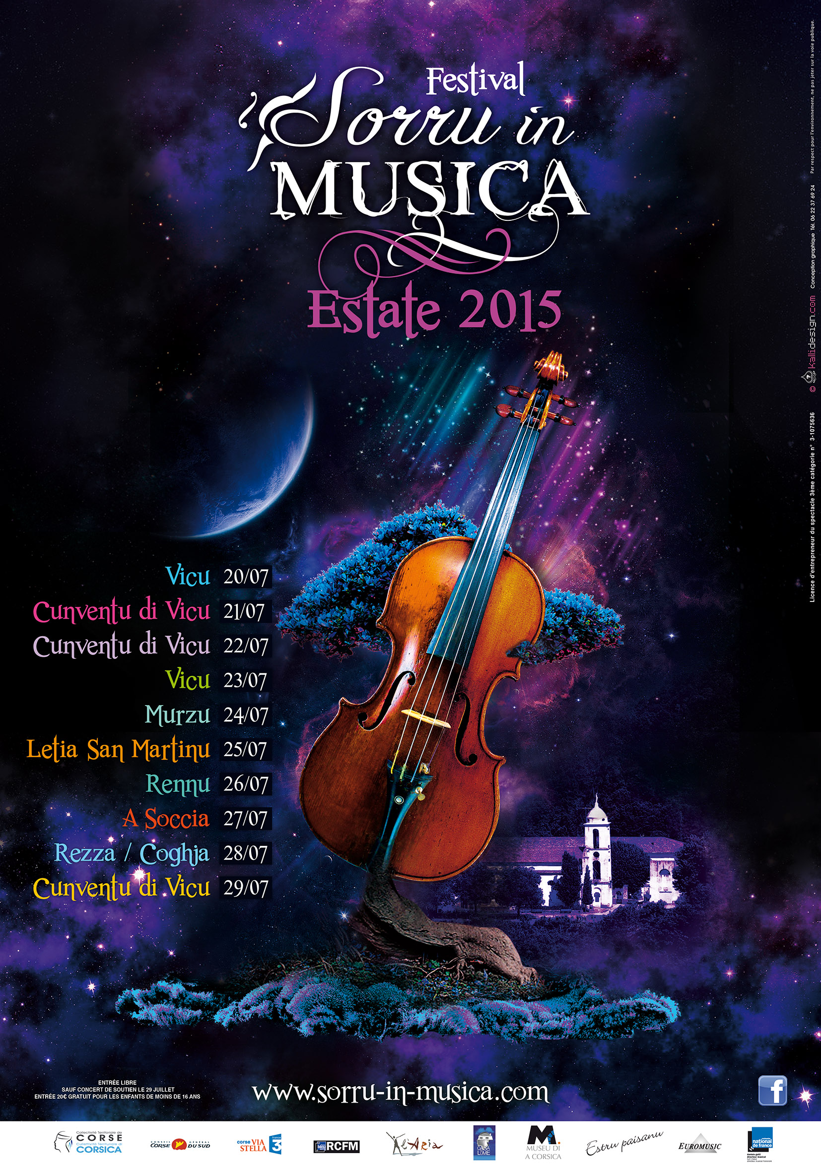 Sorru in Musica Estate 2015, un festival pour tous dès le 20 juillet