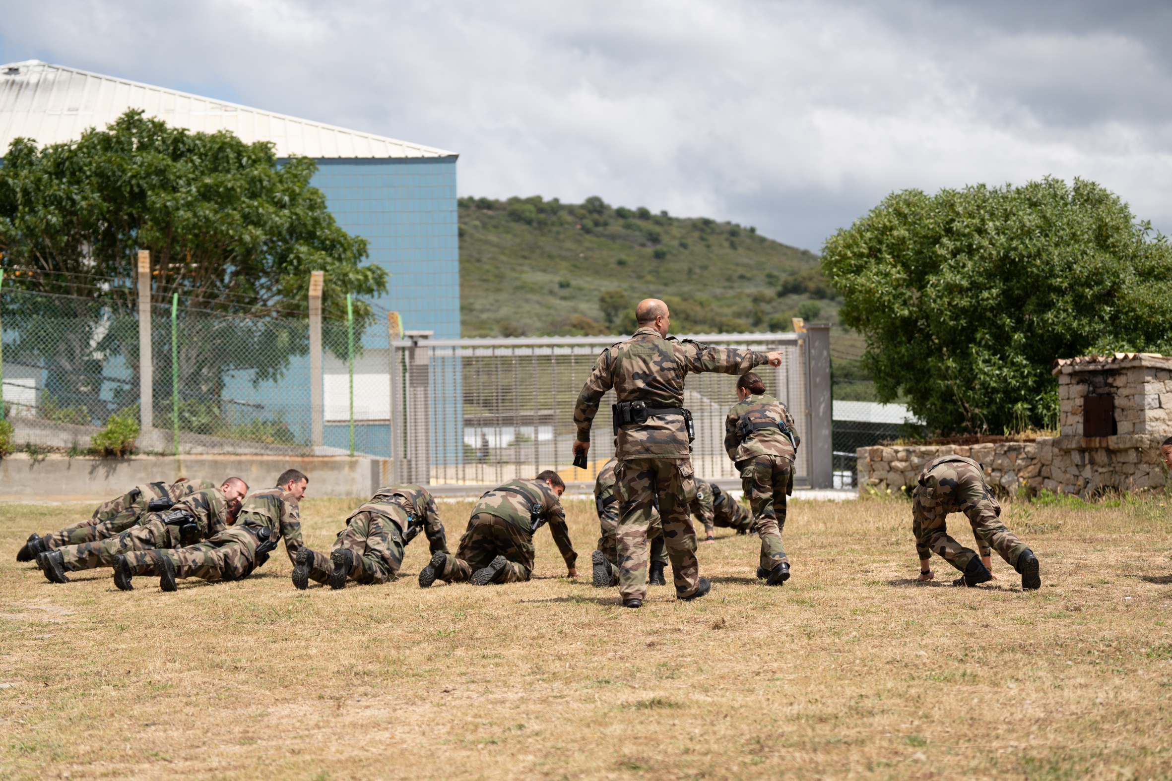 Au camp d’Aspretto, 12 jeunes corses apprennent à devenir réservistes de la gendarmerie