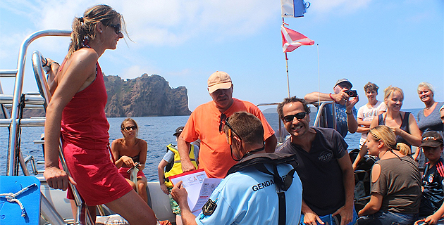 Sécurité des loisirs nautiques entre Scandola et Girolata : "Les gens contrôlés étaient parfaitement en règle"