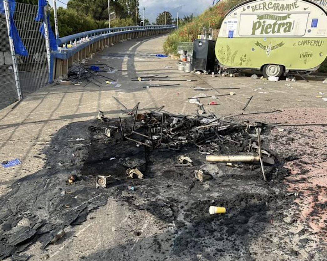Stade de Furiani : des dégradations pour la "der"