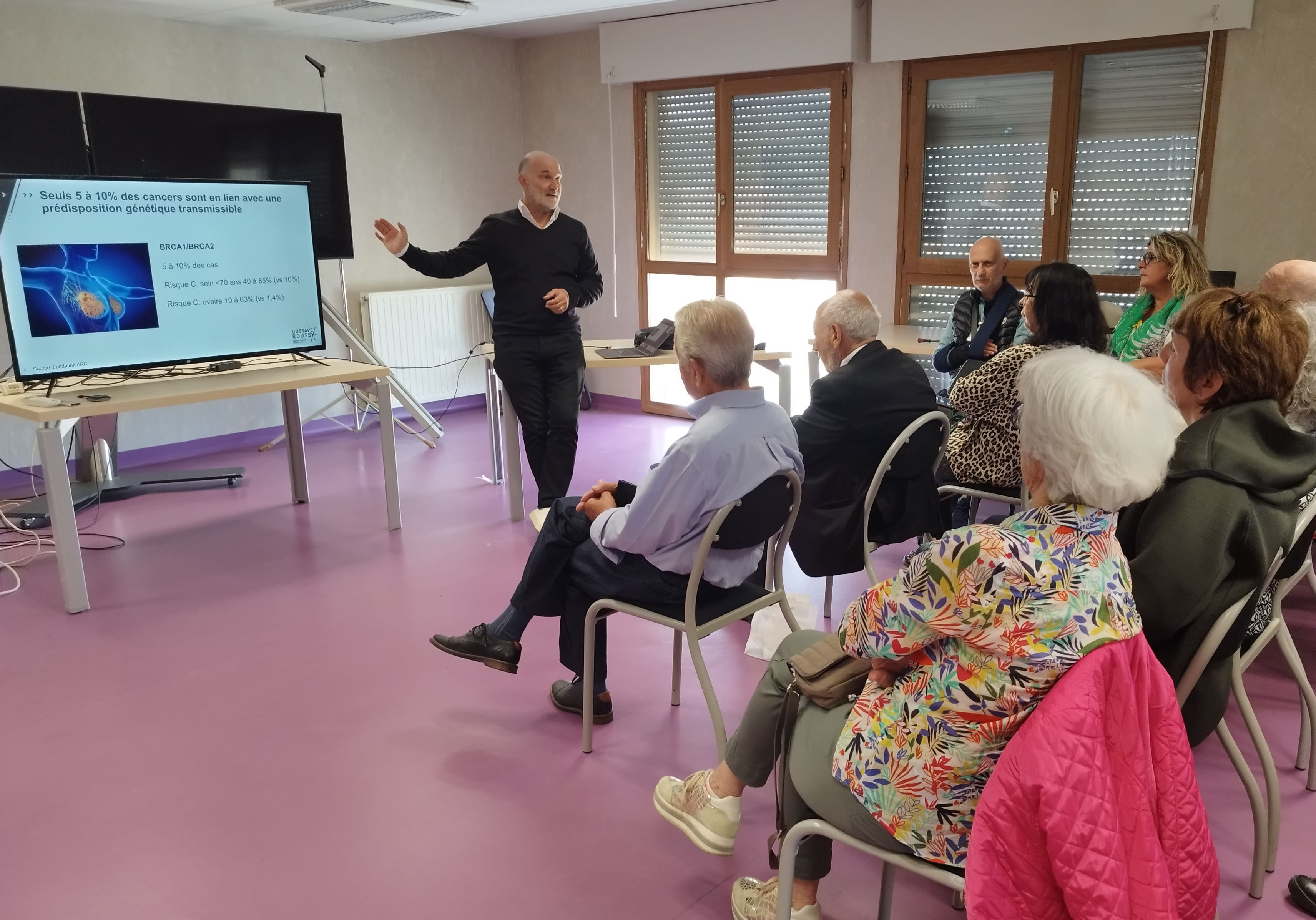 La conférence Fabrice Barlesi dont le thème était « Quatre défis pour l’oncologie moderne »