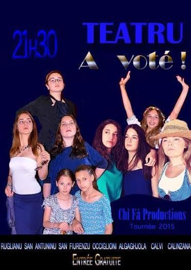 La pièce de Catalina Agostini "A voté" le 24 juillet à "La Poudrière" de Calvi