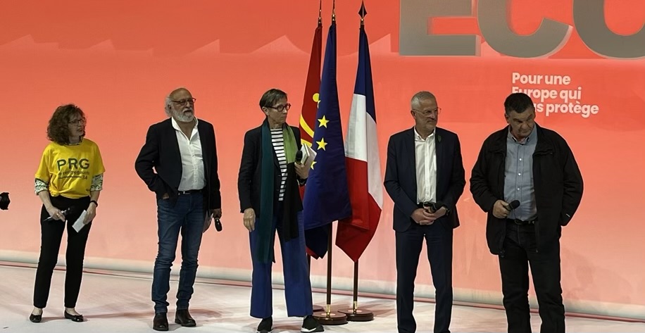 La liste « Europe Territoires Ecologie » conduite par Guillaume Lacroix.