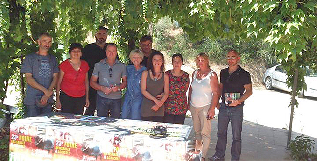 L'équipe organisatrice. (Dr)