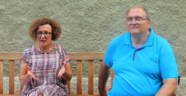 Maria Guidicelli, conseillère exécutive, et Paul Giacobbi, président sortant du Conseil exécutif de l’Assemblée de Corse.