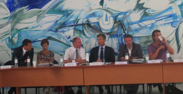 Le préfet de Corse, Christophe Mirmand, et le président de l'ODARC, Jean-Louis Luciani.