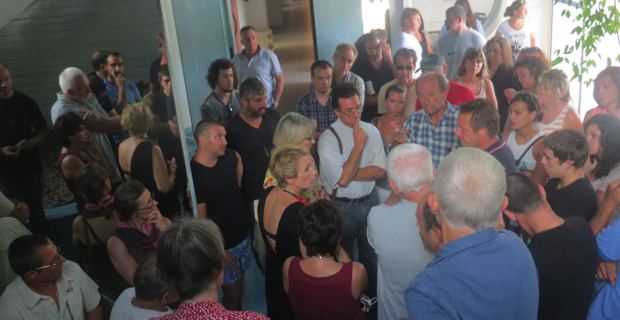 Le Collectif perturbe le Conseil d'administration de l'ODARC.