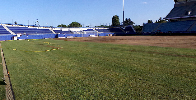 Nouvelle pelouse du stade Armand-Cesari : Elle sera fin prête pour Sporting-Rennes